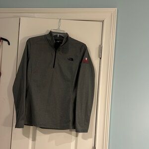 The North Face Gray Quarter-Zip Pullover